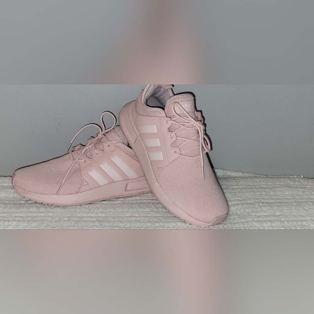 Women Pink Adidas ortholite size 5 1/2 almost brand new